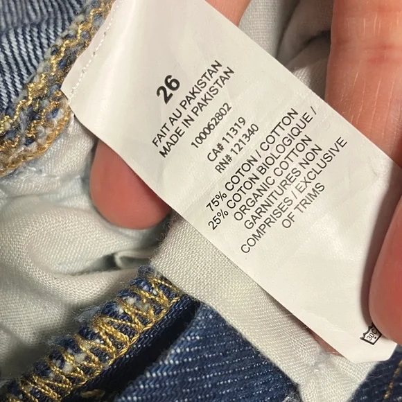 Dynamite Gisele Organic Cotton Blend Blue Denim Jeans - Picture 5 of 5